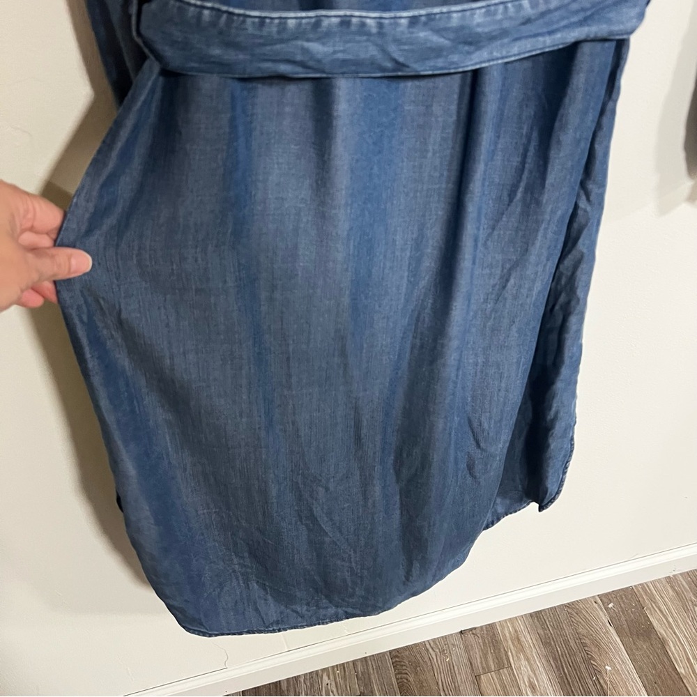 *NEW* Cloth & Stone x Evereve Curved Hem Shirt Dress - Picture 13 of 15